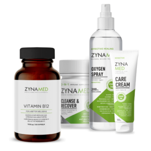 IMMUBOOST Cleanse&Recover+Vitamin B12+Care Cream+Antiseptik-Spray